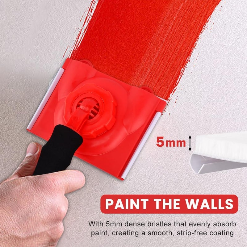 Ranjaner Paint Edger Trimmer with 2 Refill Pads, Adjustable Paint Pad Applicator Edge Painting Tool for Walls, Ceilings, Trim, Baseboards, Home Paints Edger Brush Ceilings Pad Painter - Image 4